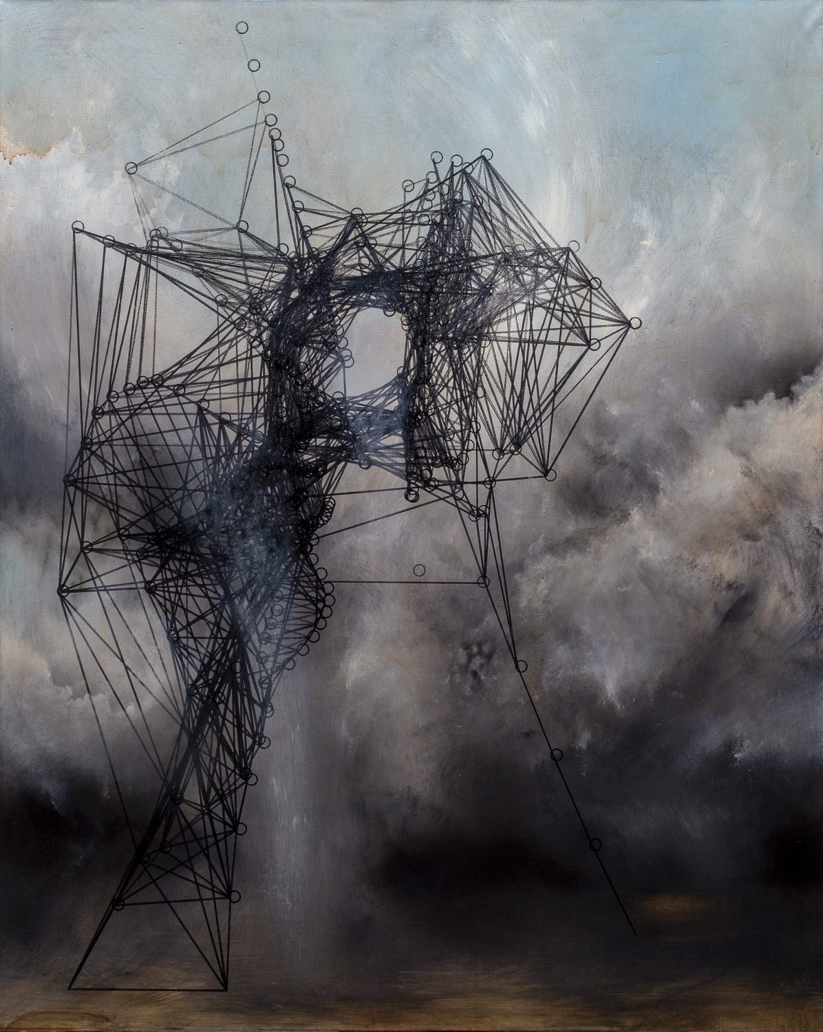 Structure number 1 — 100 x 80 cm, 2021